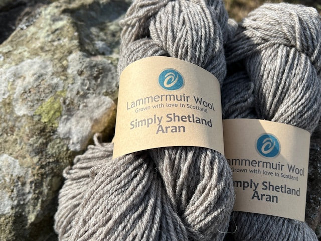 Simply Shetland Aran:  100g - Selkie